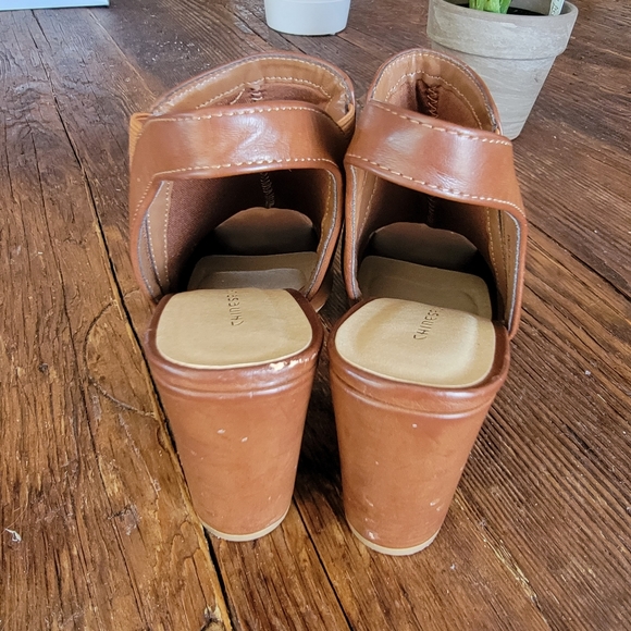 Chinese Laundry Spring/Summer Slingback open Toe Heeled Sandal Tan sz 8.5 - Picture 3 of 10